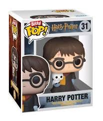 HARRY POTTER Bitty Funko Pop 2.5cm Harry w Hedwig Mini Figurka