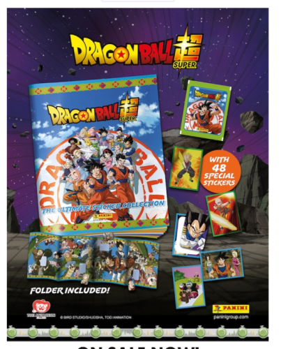 DRAGON BALL – Zestaw Startowy Panini: Album + 3 Paczki Naklejek