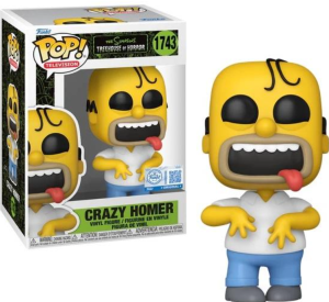 Funko POP! THE SIMPSONS TV 1743 Crazy Homer "TreeHouse Of Horror"