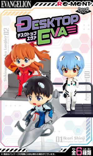 Neon Genesis Evangelion Figurka 6cm DesQ Desktop EVA Rei Asuk Shinji