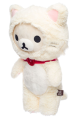 KORILAKKUMA Maskotka Pluszak Aqi WHITE CAT Medium Plush 33cm