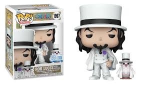 Funko POP! One Piece Buddy Animation Rob Lucci with Hattori