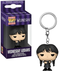 Funko Pop! WEDNESDAY Figurka Breloczek Wednesday Addams (Black coat)