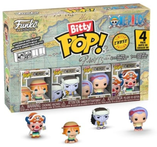 Funko Pop! ONE PIECE Bitty Pop 4 Pack 2.5cm Nami Arlong Nojiko Chase