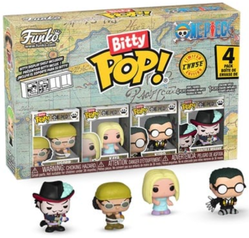 Funko Pop! ONE PIECE Bitty Pop 4 Pack 2.5cm  Usopp Kaya Kuro Chase