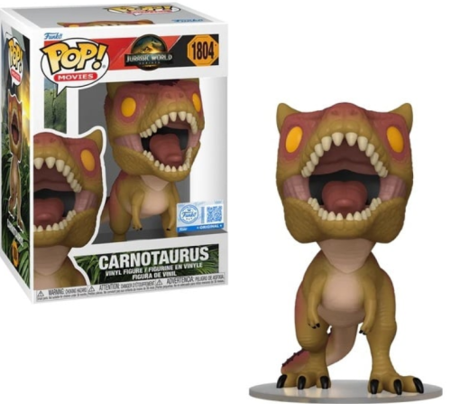 Funko POP! JURASSIC WORLD REBIRTH Movies 1804 Carnotaurus