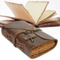 PAMIĘTNIK SKÓRZANY NOTES PODRÓŻNIKA RETRO DZIENNIK 10x15 VINTAGE BRĄZOWY