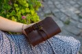 PAMIĘTNIK SKÓRZANY NOTES PODRÓŻNIKA RETRO DZIENNIK 10x15 VINTAGE BRĄZOWY
