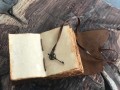 PAMIĘTNIK SKÓRZANY NOTES PODRÓŻNIKA RETRO DZIENNIK 10x15 VINTAGE BRĄZOWY
