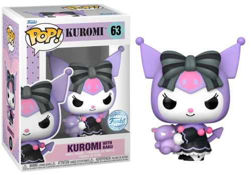 Funko POP! SANRIO 63 Kuromi with Baku Hello Kitty