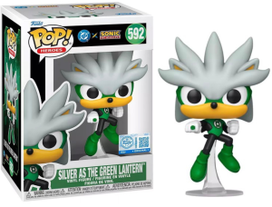 Funko POP! DC Comics JLA & SONIC Heroes 592 Silver As The Green Lantern