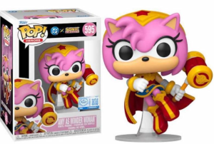 Funko POP! DC Comics JLA & SONIC Heroes 595 Amy as Wonder Woman