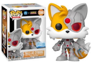 Funko POP! DC Comics JLA & SONIC Heroes 594 Tails as Cyborg