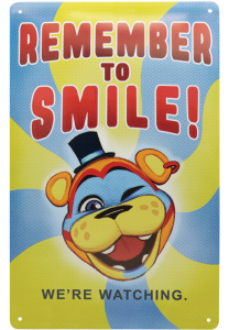 Five Nights at Freddy’s Blaszany Szyld Fazbear 30x20 cm Figurka