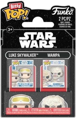 Funko Pop! Star Wars SW ESB Bitty Pop 2Pack 2.5cm luke skywalker Wampa