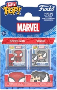 Funko Pop! SPIDER-MAN Bitty Pop 2 Pack 2.5cm Spider-Man & Venom