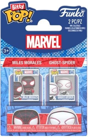 Funko Pop! SPIDER-MAN Bitty Pop 2 Pack 2.5cm Miles Morales & Gwen