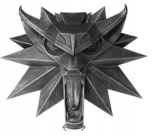 The Witcher 3 Wild Hunt Wolf Wall Sculpture 15 x 15 cm Wiedźmin Geralt