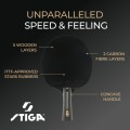 PROFESJONALNA RAKIETKA DO TENISA STOŁOWEGO STIGA PRO CARBON+ PING PONG