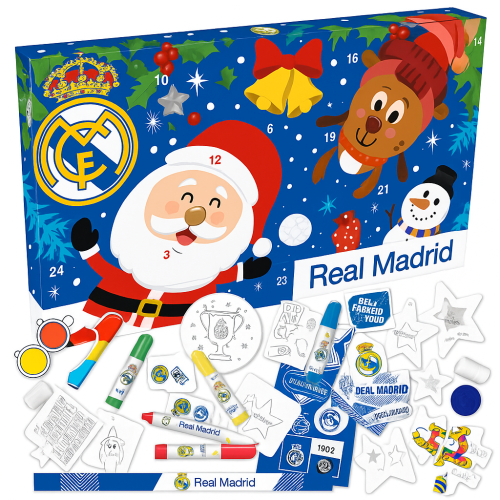 Real Madrid kalendarz adwentowy advent calendar Zestaw Fana Madryt