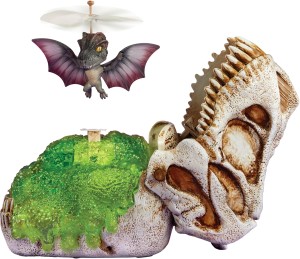 GROSSMOS FLYING DINO LATAJĄCY DINOZAUR FIGURKA INTERAKTYWNA NIEBIESKA 6+