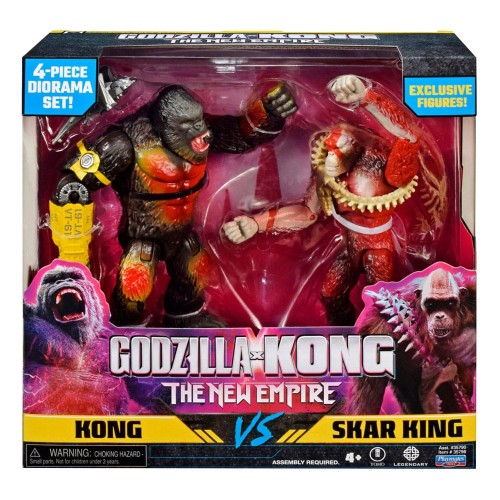 Godzilla x Kong: The New Empire Figurki Diorama 2-Pack Kong vs Skar 15 cm