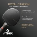 PROFESJONALNA RAKIETKA DO TENISA STOŁOWEGO STIGA PRO CARBON PING PONG