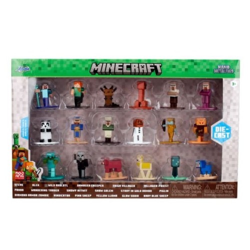 MINECRAFT Zestaw Figurek Nano 18 sztuk seria 8 Jada Toys seria 13