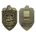 FNAF Security Badge Replica Limited Edition "Antique Brass Edi."