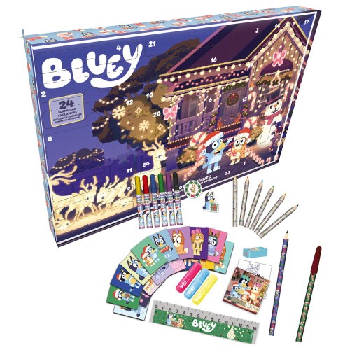 Bluey kalendarz adwentowy advent calendar Zestaw Fana