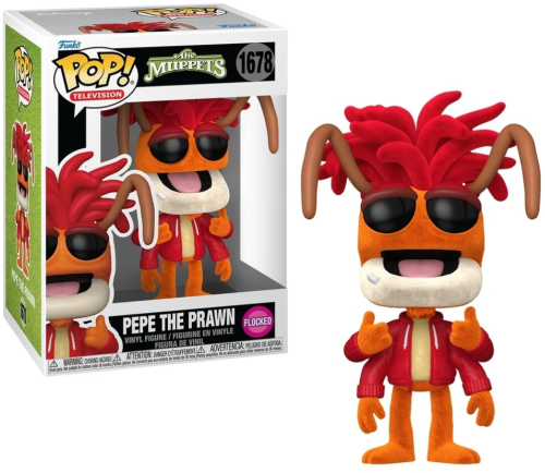 Funko POP! MUPPETS TV 1678 Pepe the Prawn (Flocked)