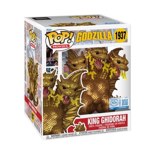 Funko POP! Godzilla Super Sized Movies King Ghidora (Electric) 15 cm