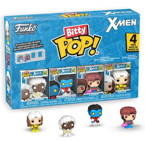 Funko Pop! X-MEN Bitty 4 Pack 2.5cm Gambit with Chase