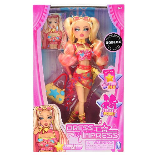 Dress to Impress Fashion Doll Bubble Gum Gal Lalka +kod roblox