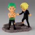 ONE PIECE - Roronoa Zoro & Sanji - Figurka WCF Log Stories 8cm