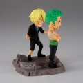 ONE PIECE - Roronoa Zoro & Sanji - Figurka WCF Log Stories 8cm