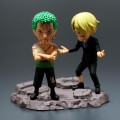 ONE PIECE - Roronoa Zoro & Sanji - Figurka WCF Log Stories 8cm