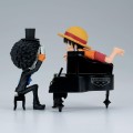 ONE PIECE - Luffy & Brook - Figurka WCF Log Stories 8cm