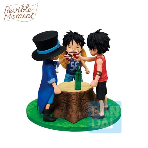 ONE PIECE - Ace & Sabo & Luffy - Figurka Dramatic Memories 10cm