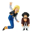 DRAGON BALL Z - Android 18 & Mr. Satan - Figurka Match Makers 11 & 8cm