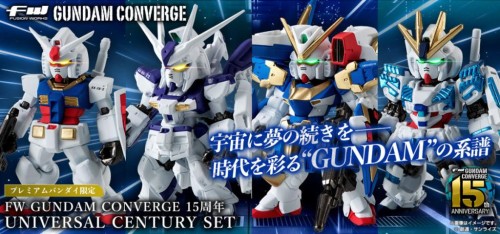GUNDAM - Gundam Converge - Figurka 15th Anniversary Universal 5.5cm