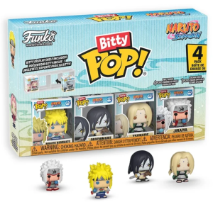 Funko Pop! NARUTO SHIPPUDEN Bitty 4 Pack 2.5cm Team 2 Minato Tsudae orochimaru