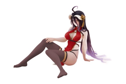 Overlord PVC Statue Desktop Cute Figurka Albedo Chinese Dress Ver. Renewal 13 cm