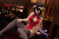Overlord PVC Statue Desktop Cute Figurka Albedo Chinese Dress Ver. Renewal 13 cm