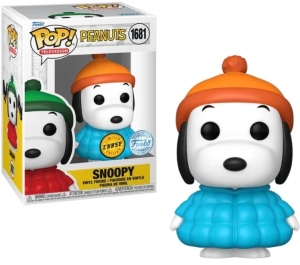 Funko POP! PEANUTS Television 1681 Snoopy in coat Chase