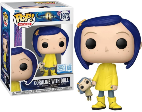 Funko POP! CORALINE Movies 1974 Coraline with Doll