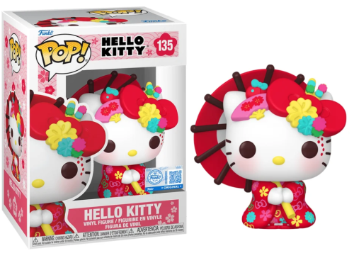Funko POP! ELLO KITTY Sanrio 135 Hello Kitty en Kimono