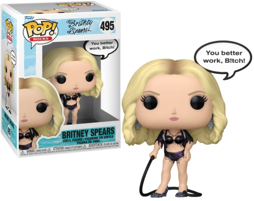 Funko POP! BRITNEY SPEARS Rocks 495 You better Work, Bitch!