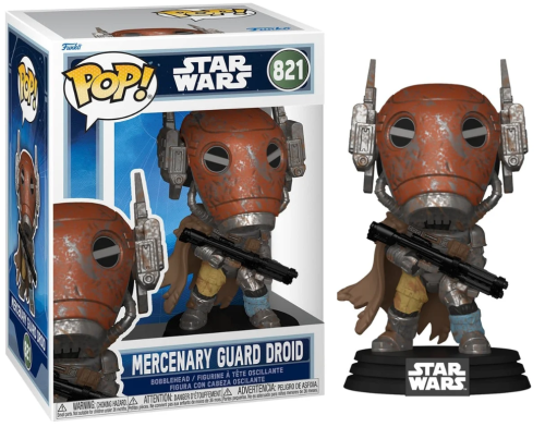 Funko POP! MANDALORIAN & GROGU Star Wars 821 Mercenary Guard Droid
