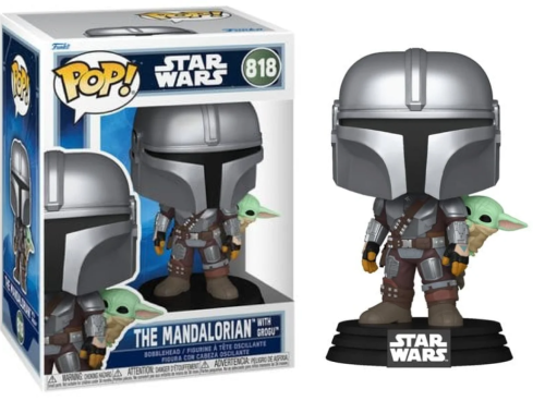 Funko POP! MANDALORIAN & GROGU Star Wars 818 Mandalorian With Grogu